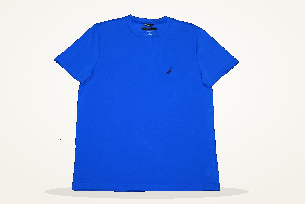 Blue athletic t-shirt
